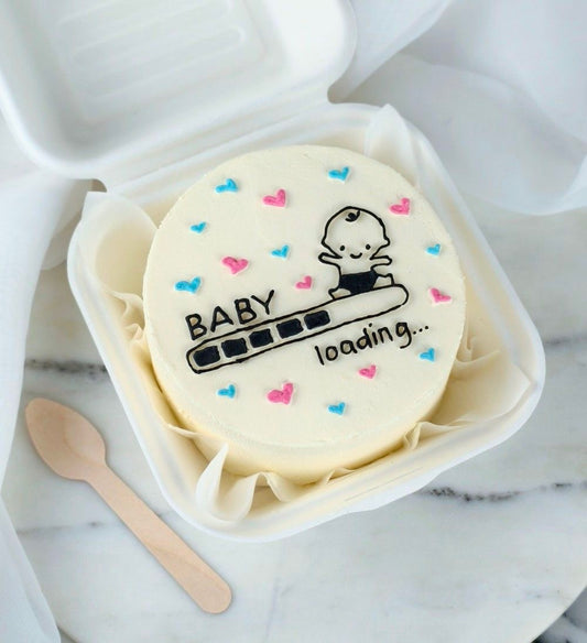 Mini Layercake 2 part - Annonce grossesse